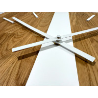 Drevené nástenné hodiny Dub Classic 50cm Flexistyle z250a